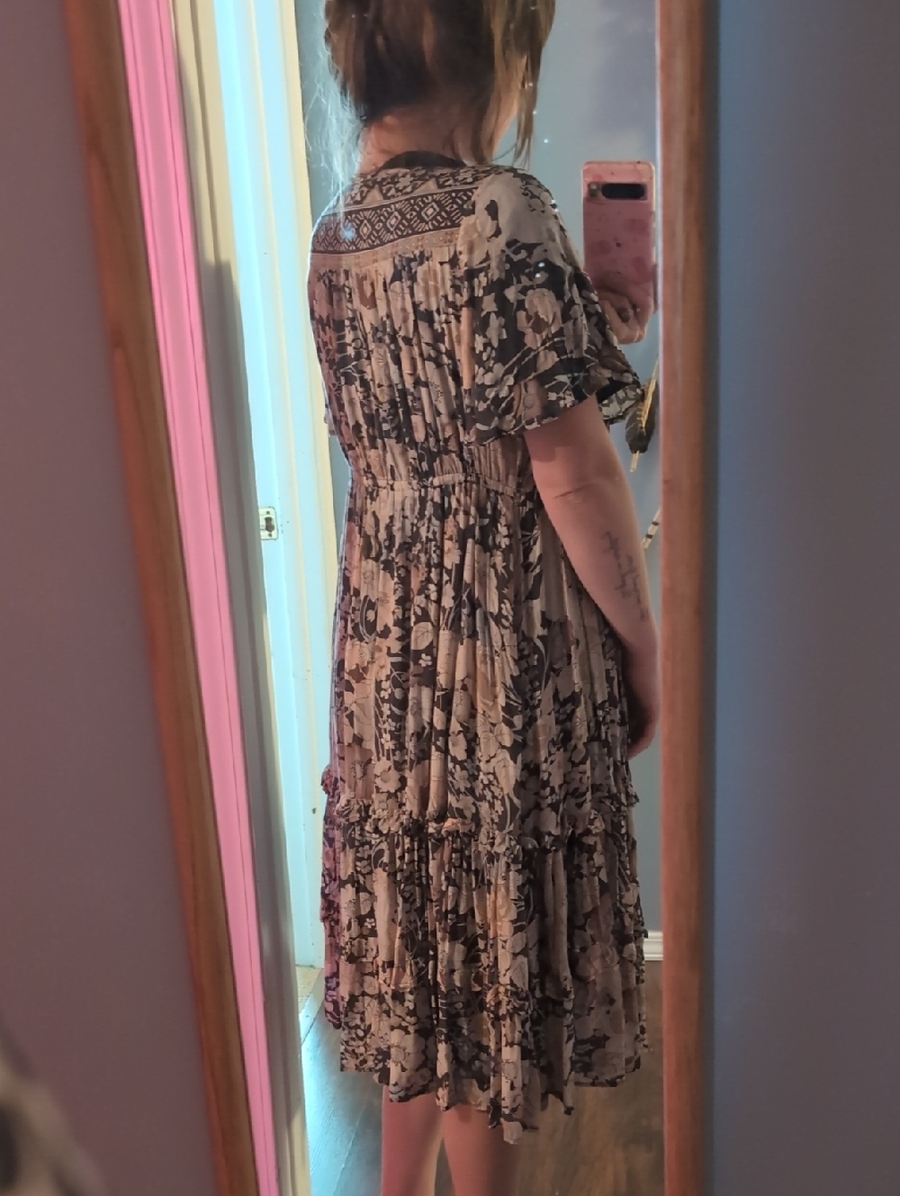 HOLD. Spell Amethyst Garden Party Dress Kimono - Picture 4 of 6